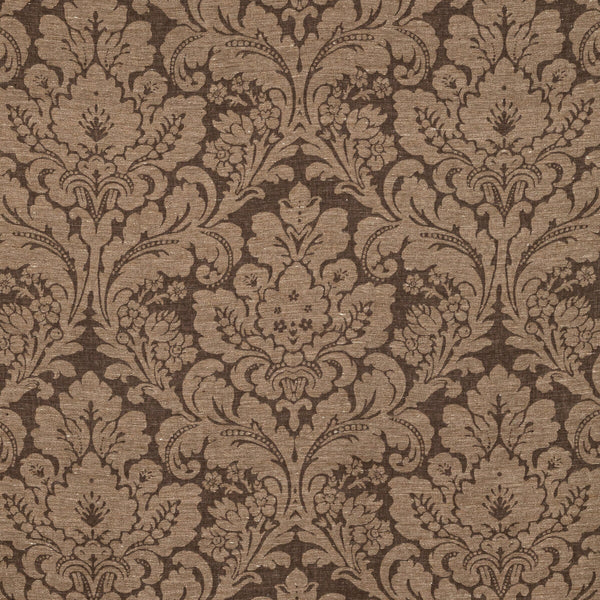 Samples and Purchasing available for Acanthus Damask - Sable Brown By Lee Jofa | Oscar De La Renta Iv | Damask Multipurpose  at Designer Wallcoverings and Fabrics