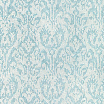 Samples and Purchasing available for Leandro Sheer - Capri Blue By Lee Jofa | Summerland |Damask  Drapery Sheer at Designer Wallcoverings and Fabrics