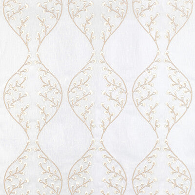 Samples and Purchasing available for Lillie Sheer - Ivory/Pearl White By Lee Jofa | Summerland |Botanical & Floral Lattice/Scrollwork Drapery Embroidery at Designer Wallcoverings and Fabrics