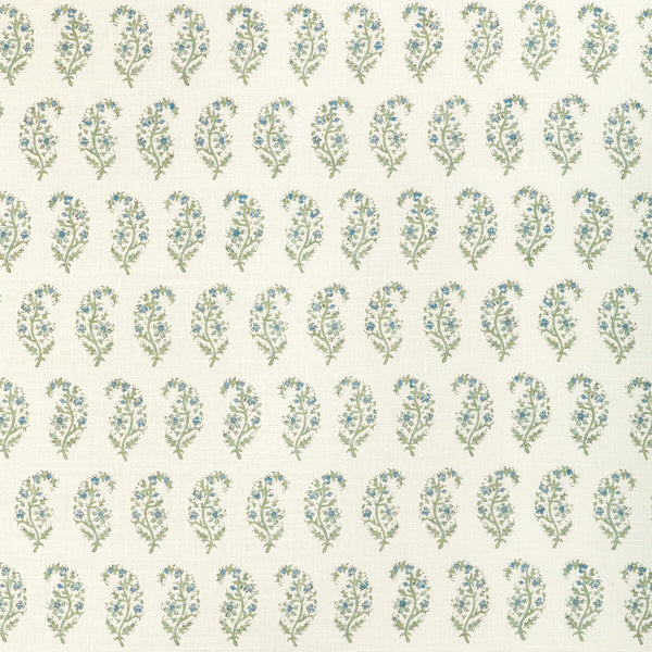 Samples and Purchasing available for Indiennes Paisley - Sea Ivory By Lee Jofa | Sarah Bartholomew | Paisley Multipurpose Linen at Designer Wallcoverings and Fabrics