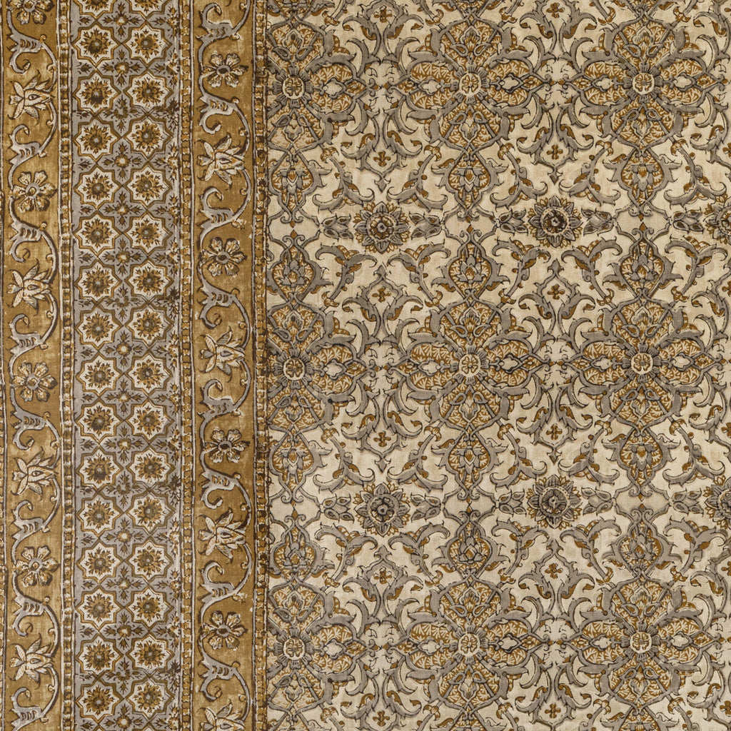 Samples and Purchasing available for Palmer Print - Gold Gold By Lee Jofa | Bunny Williams Arcadia |Lattice/Scrollwork Medallion / Suzani / Persian Multipurpose Print at Designer Wallcoverings and Fabrics