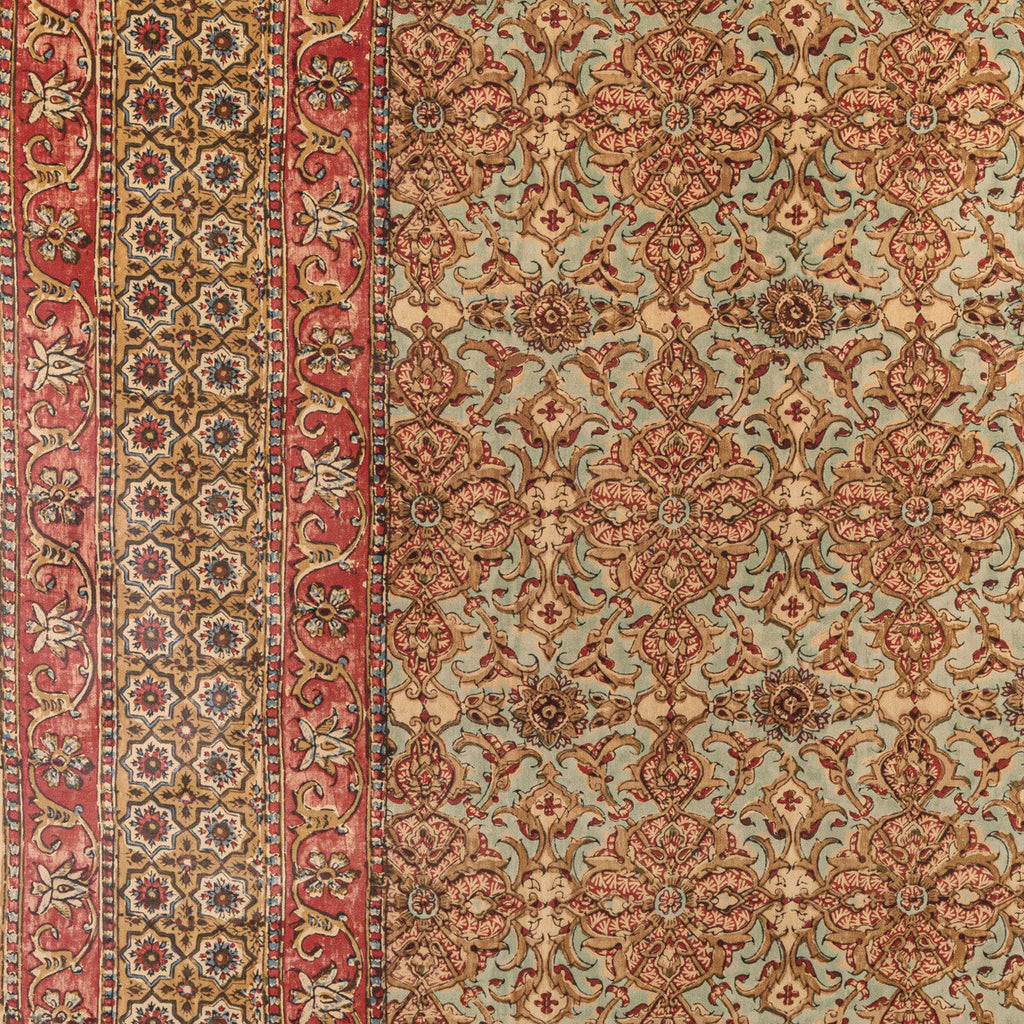 Samples and Purchasing available for Palmer Print - Antique Rust By Lee Jofa | Bunny Williams Arcadia |Lattice/Scrollwork Medallion / Suzani / Persian Multipurpose Print at Designer Wallcoverings and Fabrics