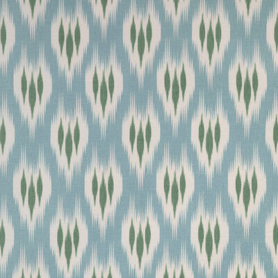 Samples and Purchasing available for Clare Print - Sea Teal By Lee Jofa | Clare Prints |Geometric Ikat/Southwest/Kilims Drapery Print at Designer Wallcoverings and Fabrics