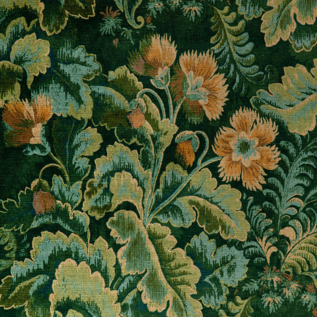 Samples and Purchasing available for Barwick Velvet - Cypress Sage By Lee Jofa | Barwick Velvets | Botanical & Floral Upholstery Print at Designer Wallcoverings and Fabrics