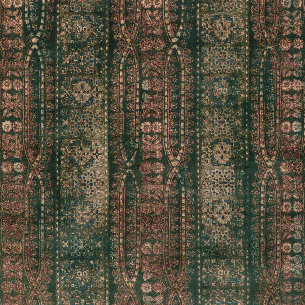 Samples and Purchasing available for Brympton Velvet - Cerulean Green By Lee Jofa | Barwick Velvets |Paisley Stripes Upholstery Print at Designer Wallcoverings and Fabrics