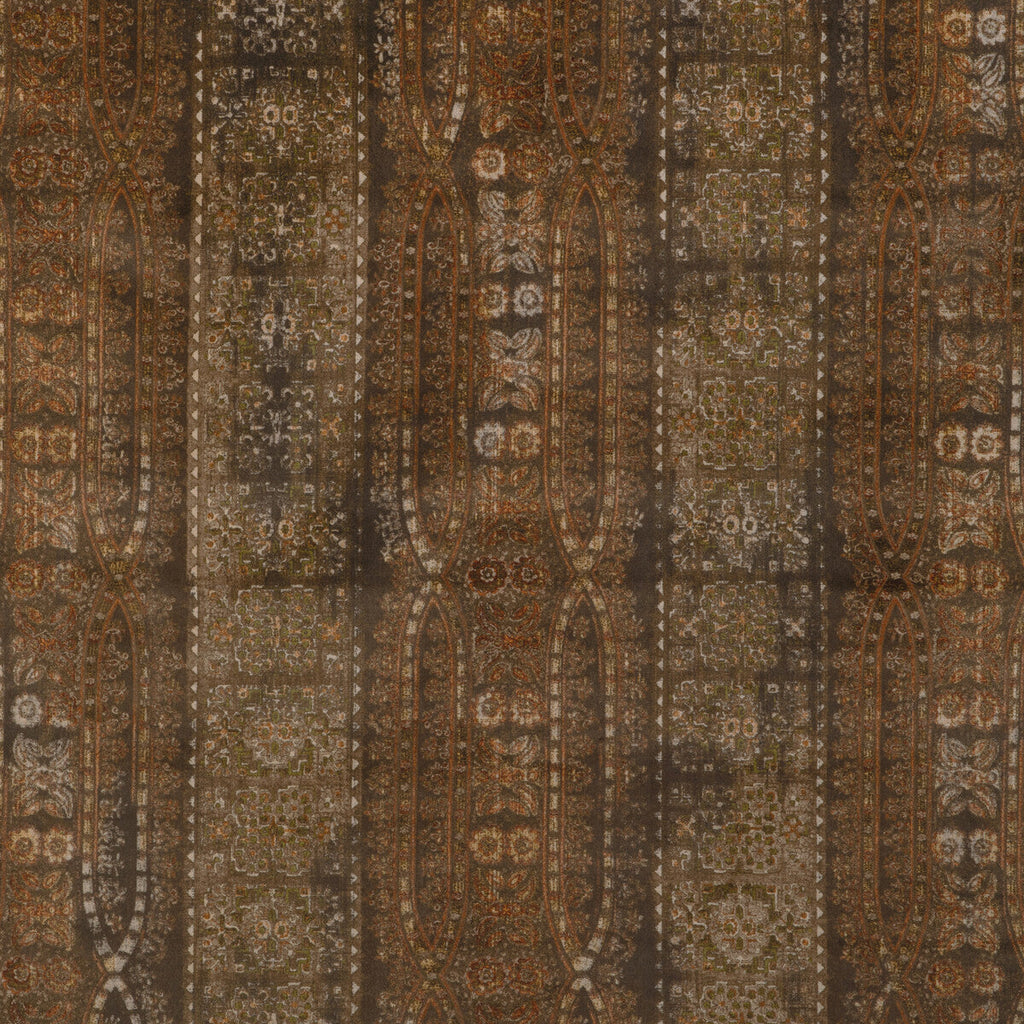 Samples and Purchasing available for Brympton Velvet - Umber Brown By Lee Jofa | Barwick Velvets |Paisley Stripes Upholstery Print at Designer Wallcoverings and Fabrics