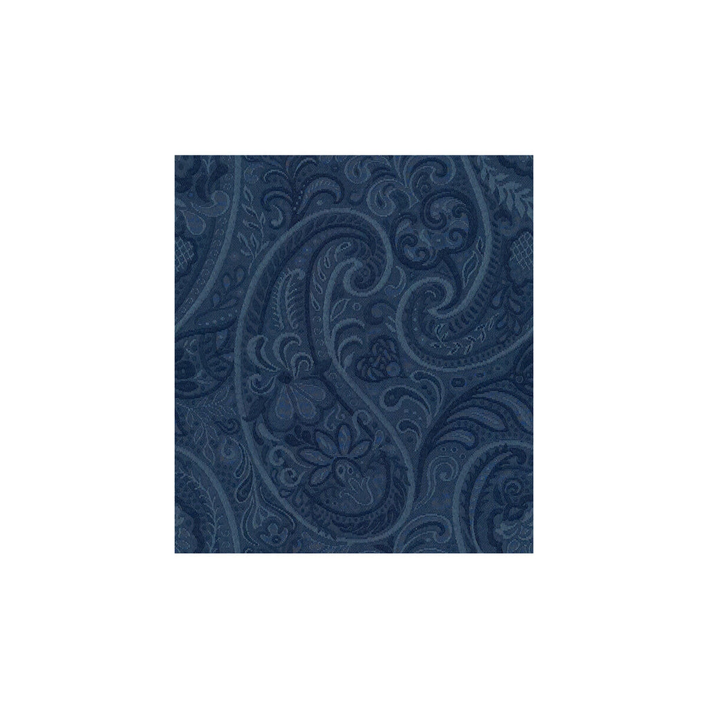 Samples and Purchasing available for Kravet Design - 31405-50 Blue By Kravet Design | Gis |Modern Paisley Upholstery Jacquards at Designer Wallcoverings and Fabrics