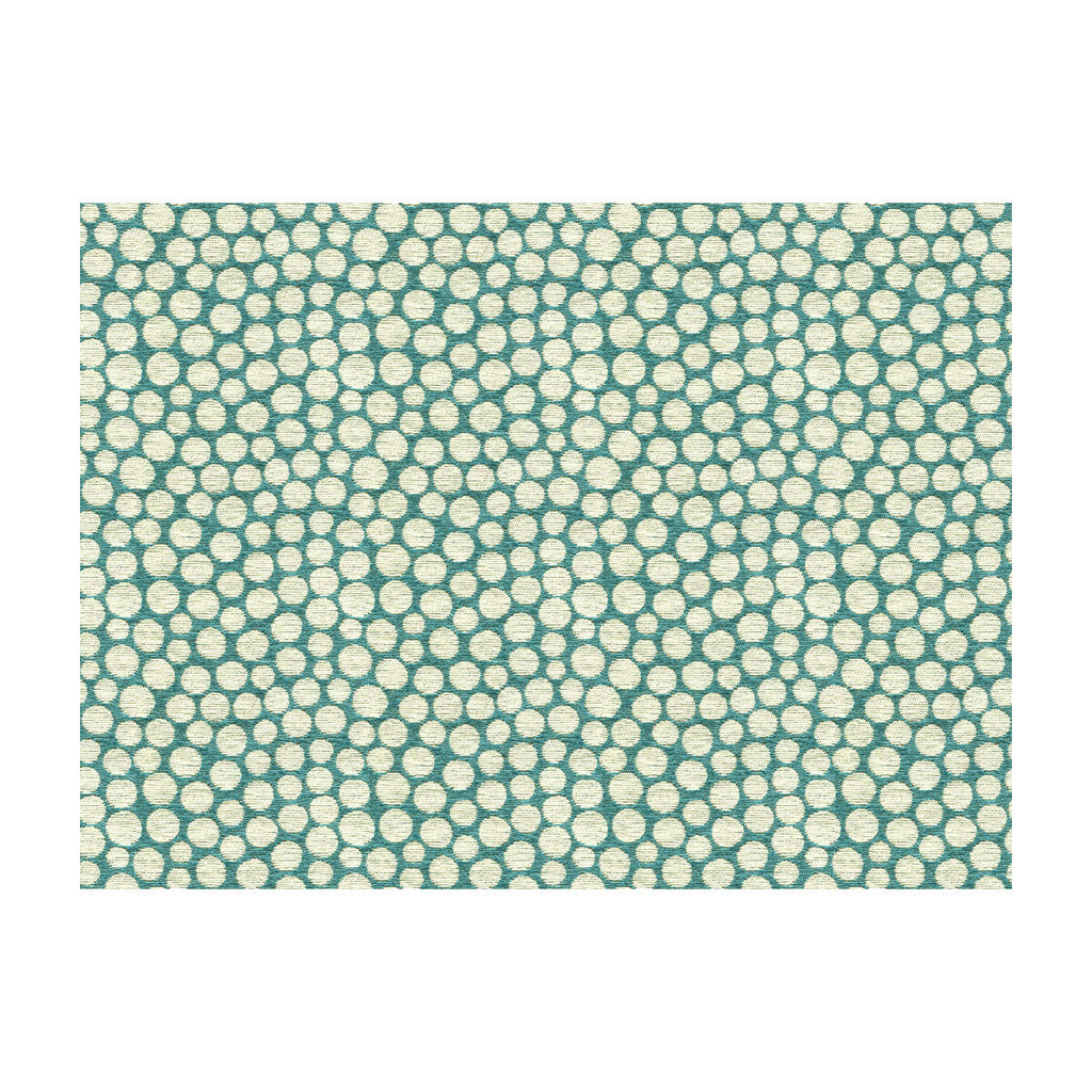 Samples and Purchasing available for Cilia - Cyan Teal By Kravet Basics | Jeffrey Alan Marks Waterside |Dots Modern Upholstery  at Designer Wallcoverings and Fabrics