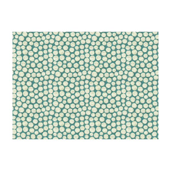 Samples and Purchasing available for Cilia - Cyan Teal By Kravet Basics | Jeffrey Alan Marks Waterside |Dots Modern Upholstery  at Designer Wallcoverings and Fabrics