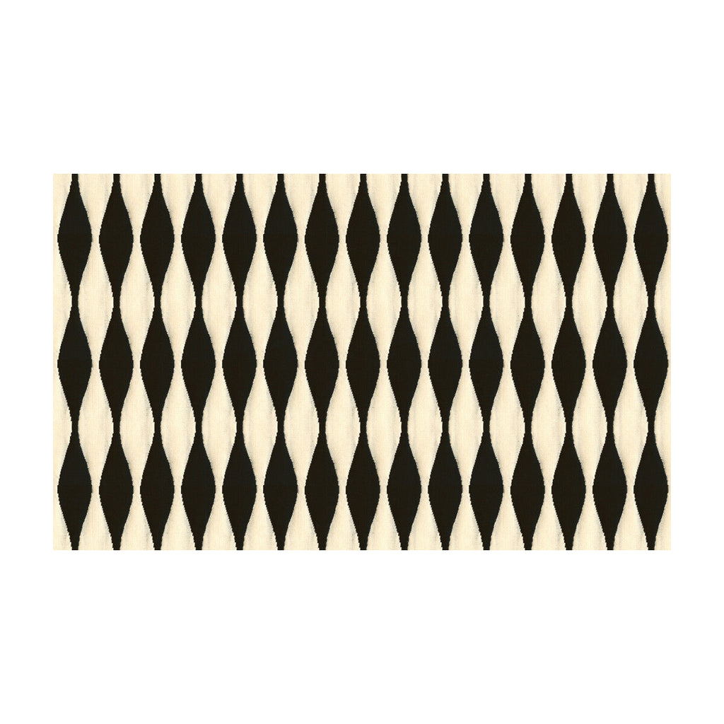 Samples and Purchasing available for Bayamo - Licorice Black By Kravet Contract | Jonathan Adler Clarity |Modern Geometric Upholstery Jacquards at Designer Wallcoverings and Fabrics