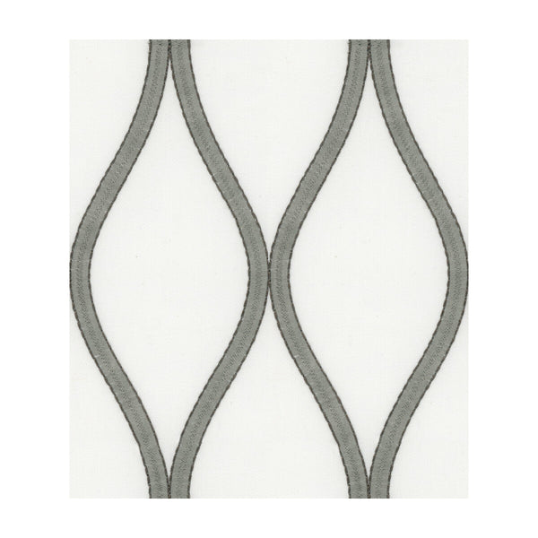 Samples and Purchasing available for Sofia - Pebble Grey By Kravet Design | Candice Olson Collection |Lattice/Scrollwork  Upholstery Embroidery at Designer Wallcoverings and Fabrics