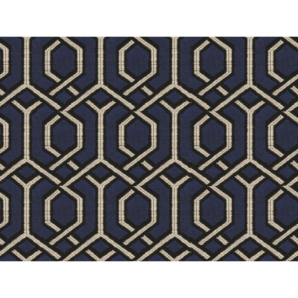 Samples and Purchasing available for Kravet Smart - 34352-516 Dark Blue By Kravet Smart |  |Modern Geometric Upholstery  at Designer Wallcoverings and Fabrics