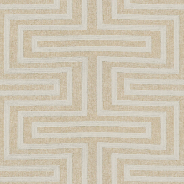 Samples and Purchasing available for Kravet Design - 34417-16 Ivory By Kravet Design |  |Modern Geometric Multipurpose Embroidery at Designer Wallcoverings and Fabrics