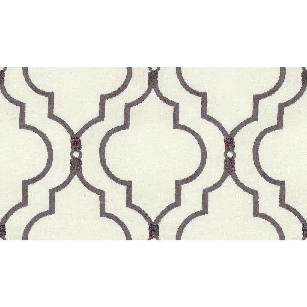 Samples and Purchasing available for Kravet Design - 34435-1611 Grey By Kravet Design |  |Lattice/Scrollwork  Multipurpose Embroidery at Designer Wallcoverings and Fabrics