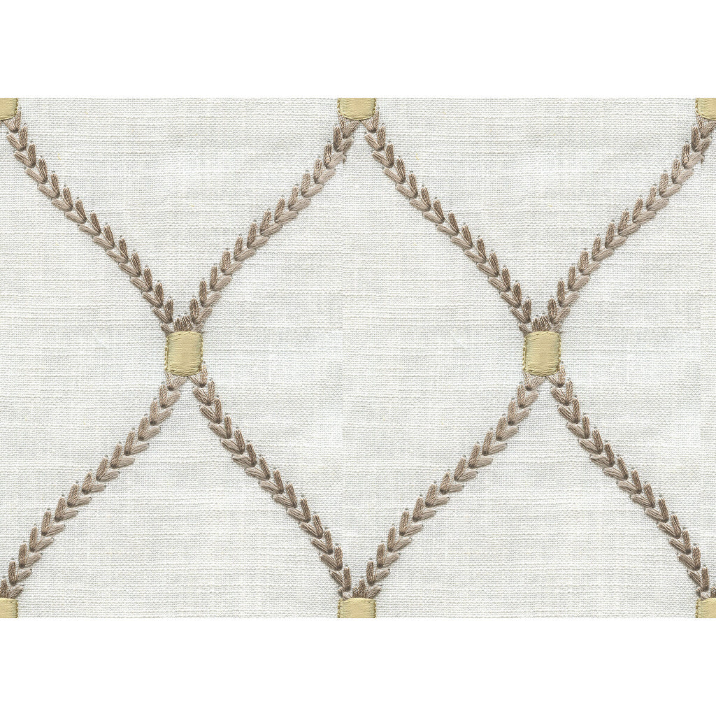 Samples and Purchasing available for Kravet Design - 34485-1611 White By Kravet Design |  |Lattice/Scrollwork  Multipurpose Embroidery at Designer Wallcoverings and Fabrics