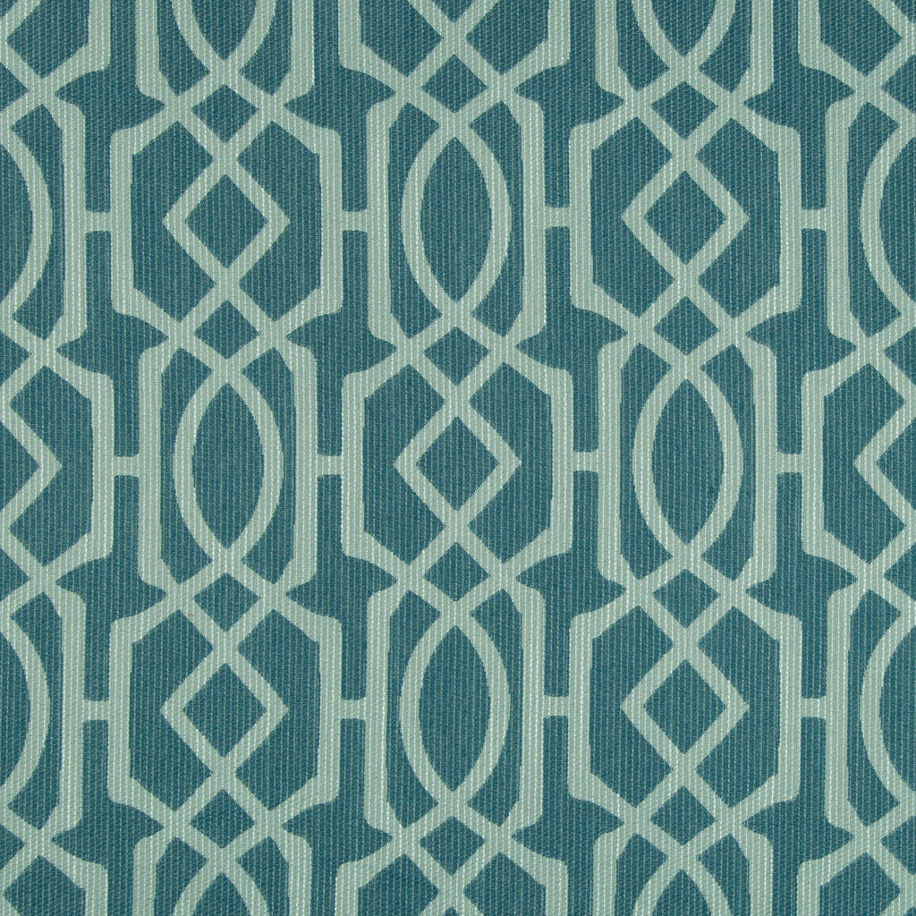 Samples and Purchasing available for Kravet Design - 34700-35 Teal By Kravet Design | Performance Crypton Home |Lattice/Scrollwork  Upholstery Crypton at Designer Wallcoverings and Fabrics