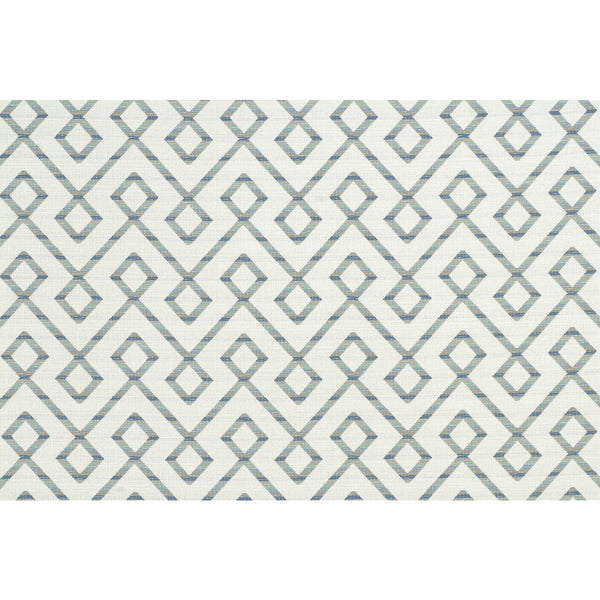 Samples and Purchasing available for Kravet Design - 34708-15 Teal By Kravet Design | Crypton Home |Lattice/Scrollwork Geometric Upholstery  at Designer Wallcoverings and Fabrics