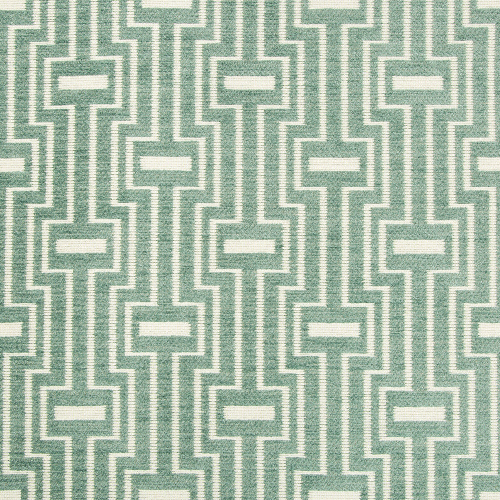 Samples and Purchasing available for Kravet Design - 34709-35 Teal By Kravet Design | Gis | Geometric Upholstery  at Designer Wallcoverings and Fabrics