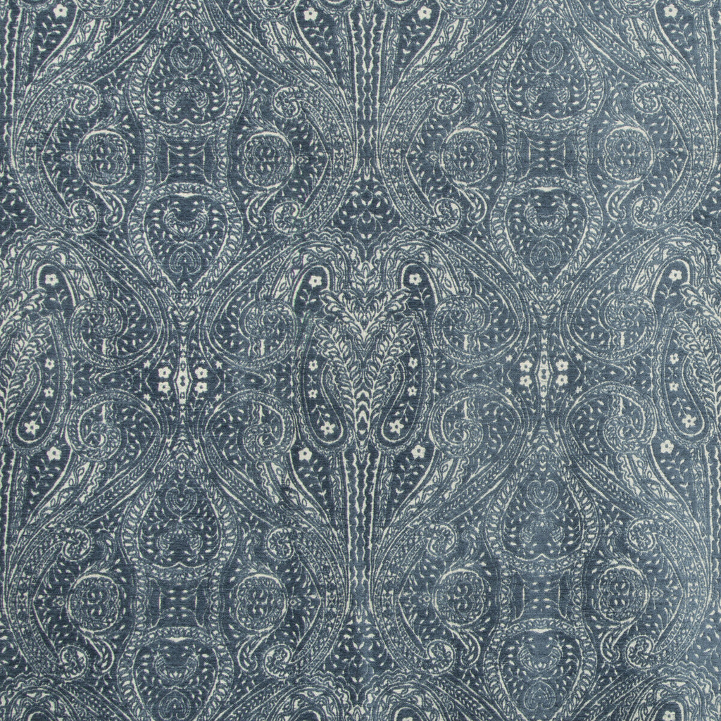 Samples and Purchasing available for Kravet Design - 34720-5 Blue By Kravet Design | Gis |Paisley  Upholstery Chenille at Designer Wallcoverings and Fabrics