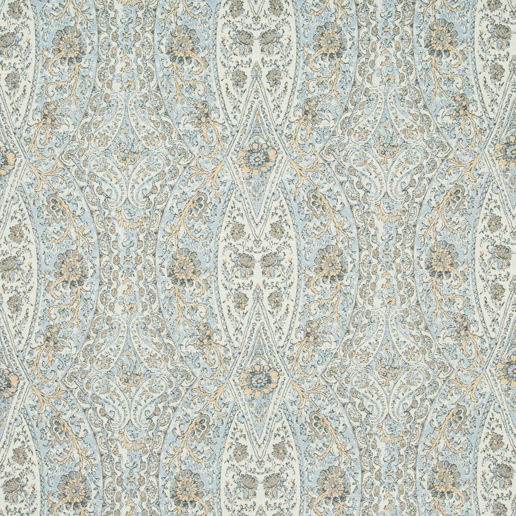 Samples and Purchasing available for Kravet Design - 34726-54 Blue By Kravet Design | Crypton Home |Paisley  Upholstery Crypton at Designer Wallcoverings and Fabrics