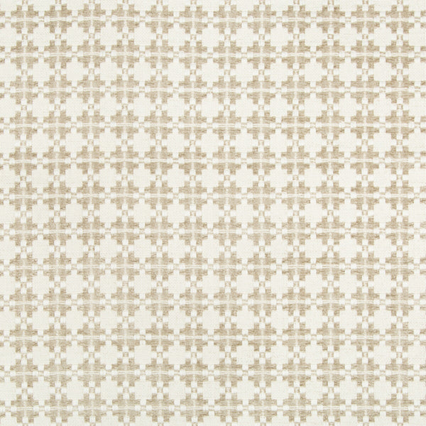 Samples and Purchasing available for Back In Style - Taupe White By Kravet Couture | Modern Tailor |Geometric Small Scale Upholstery  at Designer Wallcoverings and Fabrics