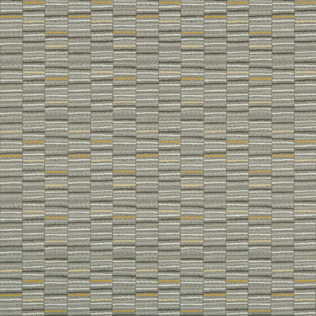 Samples and Purchasing available for Lined Up - Bedrock Grey By Kravet Contract | Gis Crypton |Modern Geometric Upholstery Crypton at Designer Wallcoverings and Fabrics