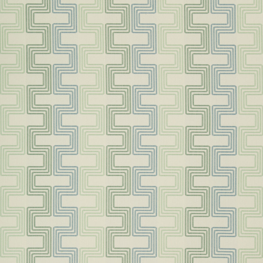 Samples and Purchasing available for Enroute - Sea Green Ivory By Kravet Contract | Gis Crypton |Modern Geometric Upholstery Crypton at Designer Wallcoverings and Fabrics