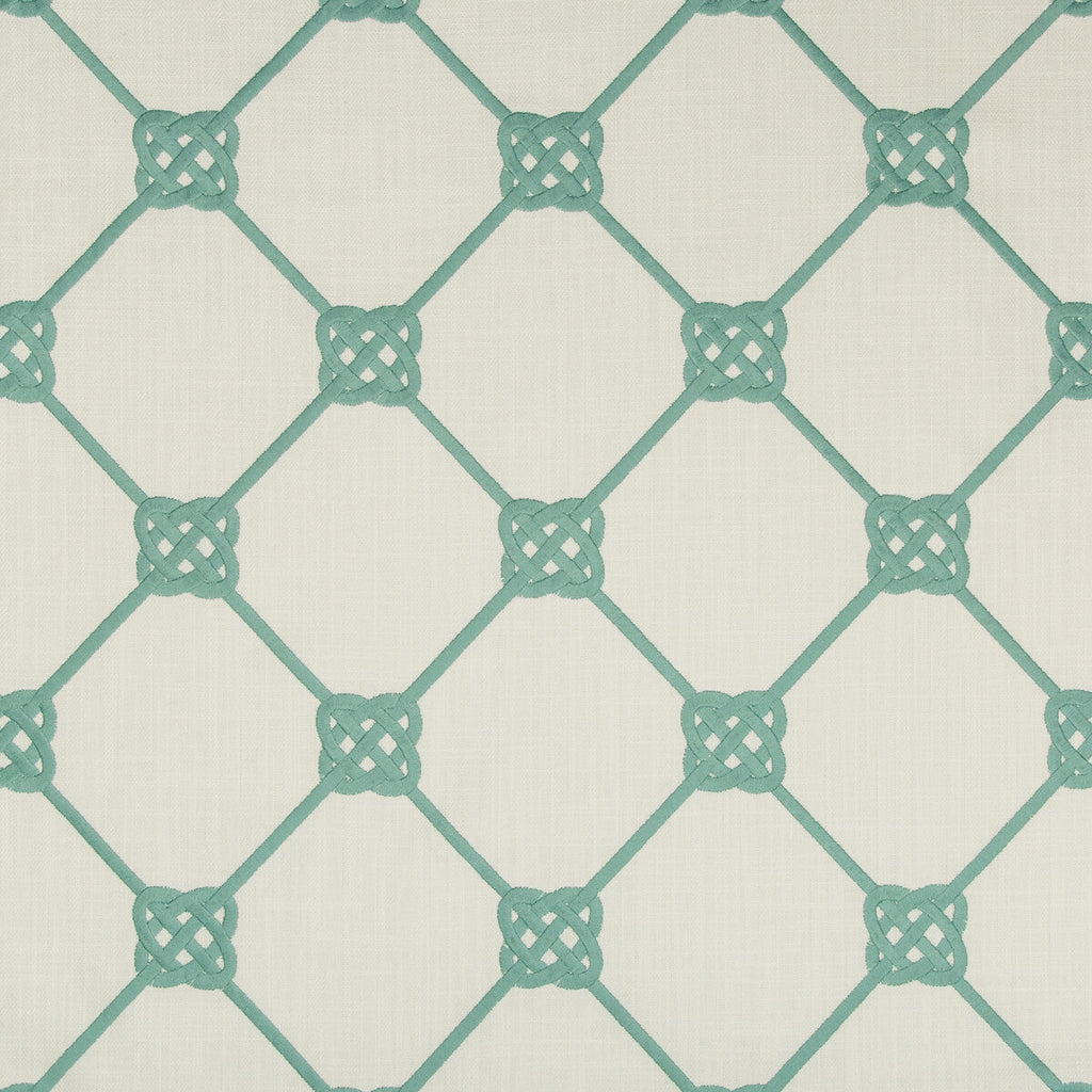 Samples and Purchasing available for Knotbridge - Surf White By Kravet Basics | Bermuda |Lattice/Scrollwork  Multipurpose Embroidery at Designer Wallcoverings and Fabrics