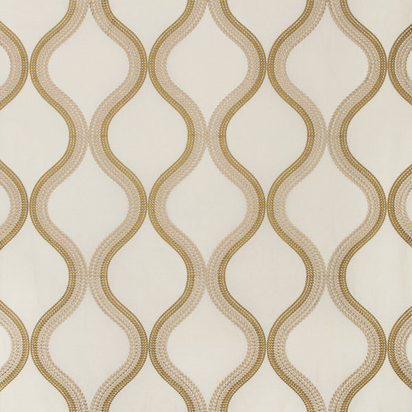 Samples and Purchasing available for Wandering - Ivory/Gold White By Kravet Couture | Modern Colors-Sojourn Collection |Modern Geometric Multipurpose Embroidery at Designer Wallcoverings and Fabrics