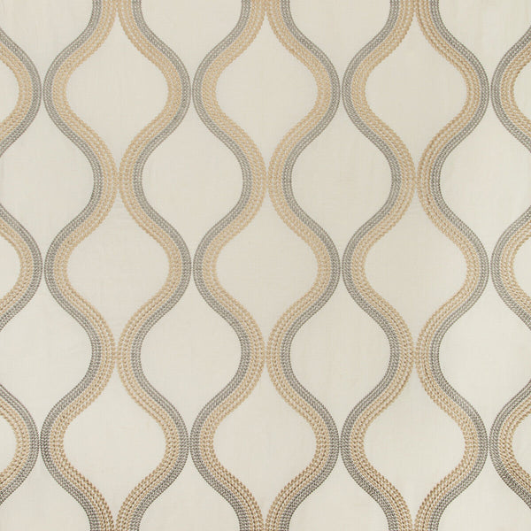 Samples and Purchasing available for Wandering - Greige White By Kravet Couture | Modern Colors-Sojourn Collection |Modern Geometric Multipurpose Embroidery at Designer Wallcoverings and Fabrics