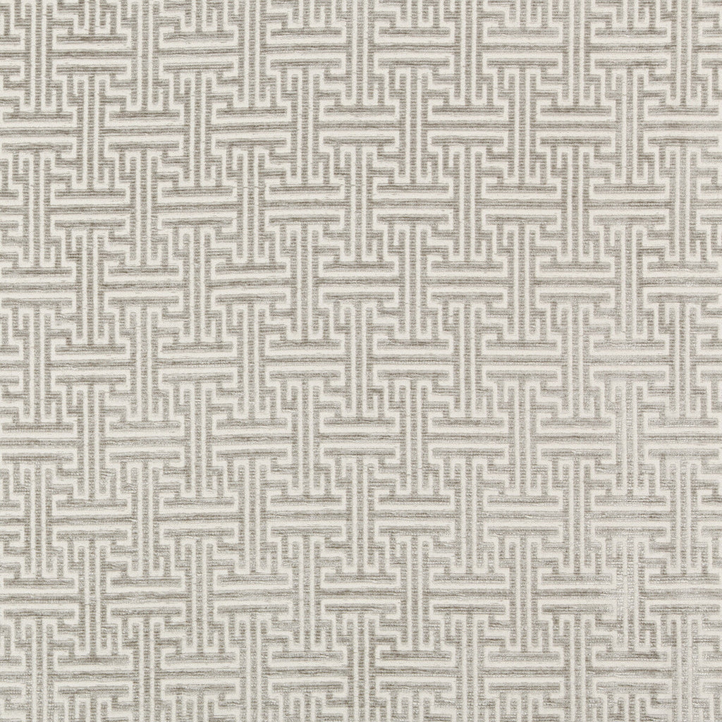 Samples and Purchasing available for Guest House - Platinum White By Kravet Couture | Modern Colors-Sojourn Collection |Geometric  Multipurpose Chenille at Designer Wallcoverings and Fabrics