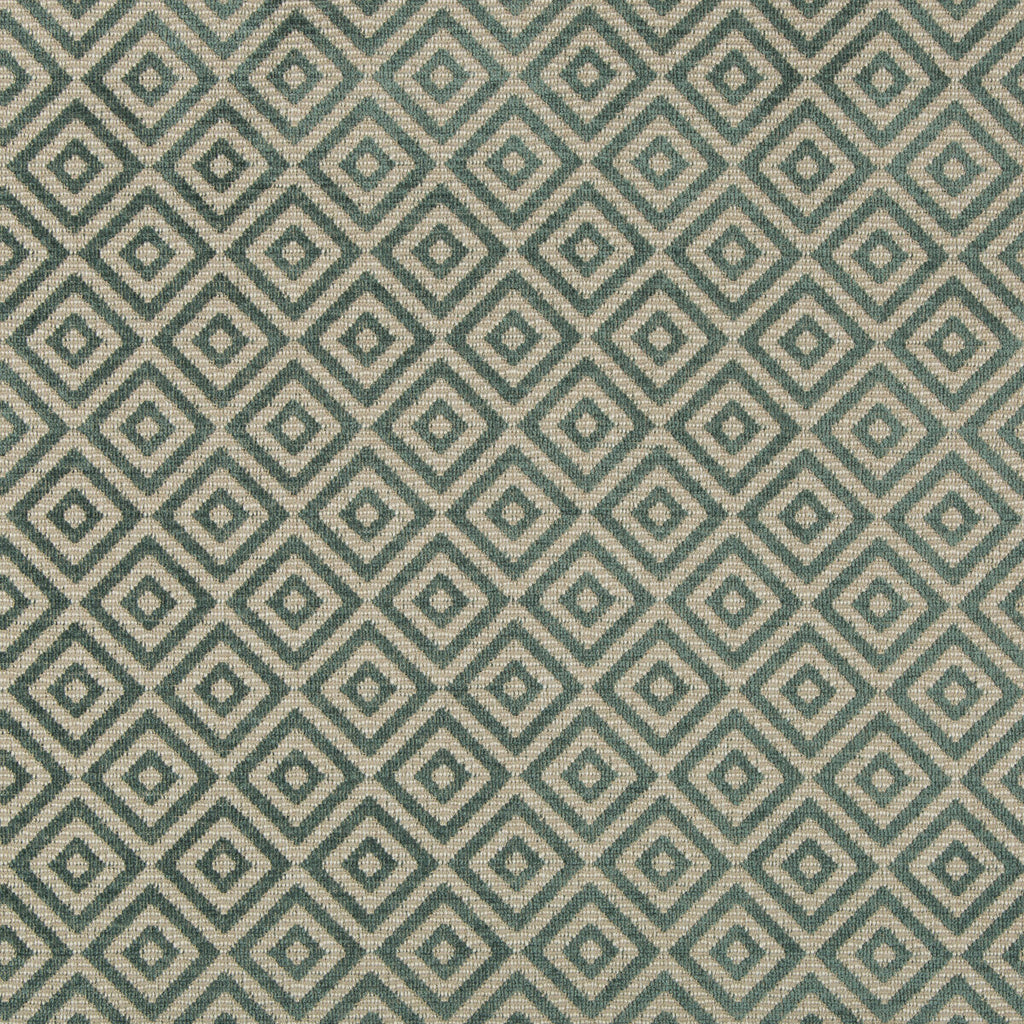 Samples and Purchasing available for Kravet Design - 35609-313 Turquoise By Kravet Design |  |Geometric Small Scale Upholstery Jacquards at Designer Wallcoverings and Fabrics