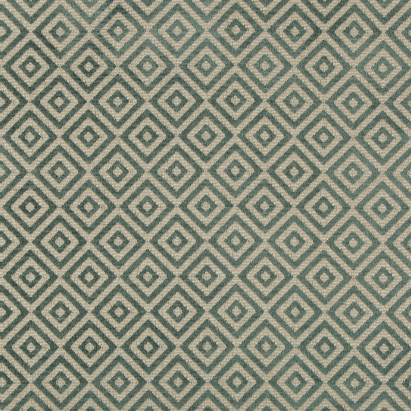 Samples and Purchasing available for Kravet Design - 35609-313 Turquoise By Kravet Design |  |Geometric Small Scale Upholstery Jacquards at Designer Wallcoverings and Fabrics