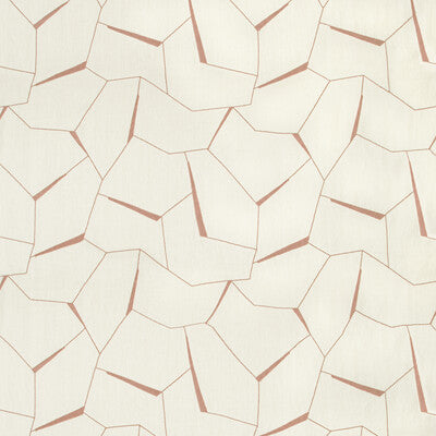 Samples and Purchasing available for Diverging - Blush Ivory By Kravet Couture | Linherr Hollingsworth Boheme Ii |Modern Geometric Multipurpose Embroidery at Designer Wallcoverings and Fabrics