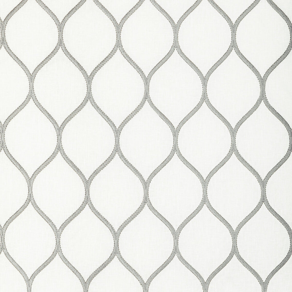 Samples and Purchasing available for Kravet Basics - 36003-11 White By Kravet Basics |  |Geometric Metallic Multipurpose Embroidery at Designer Wallcoverings and Fabrics