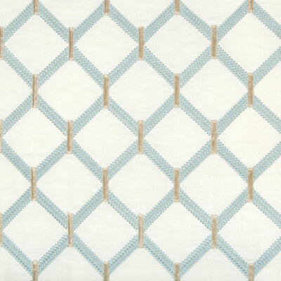 Samples and Purchasing available for Kravet Basics - 36136-15 White By Kravet Basics |  |Diamond Geometric Multipurpose Embroidery at Designer Wallcoverings and Fabrics