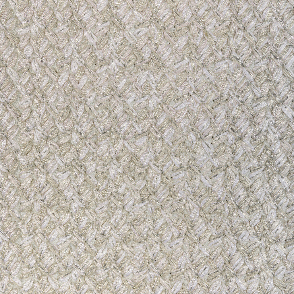 Samples and Purchasing available for Gilded Lacing - Natural Silver Ivory By Kravet Couture | Modern Luxe Iii |Modern Metallic Upholstery Embroidery at Designer Wallcoverings and Fabrics