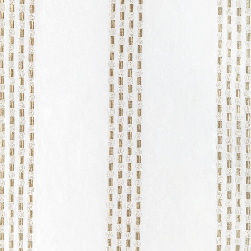 Samples and Purchasing available for Linear Effect - Champagne Ivory By Kravet Couture | Modern Luxe Iii |Modern Stripes Multipurpose Embroidery at Designer Wallcoverings and Fabrics