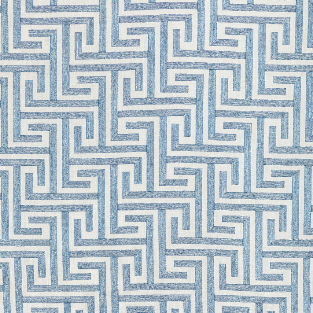 Samples and Purchasing available for Kravet Basics - 36545-155 Blue By Kravet Basics |  |Modern Geometric Multipurpose Embroidery at Designer Wallcoverings and Fabrics