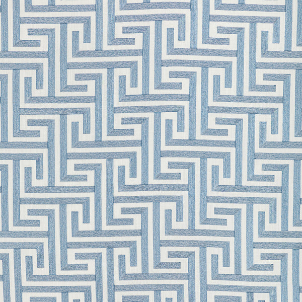 Samples and Purchasing available for Kravet Basics - 36545-155 Blue By Kravet Basics |  |Modern Geometric Multipurpose Embroidery at Designer Wallcoverings and Fabrics