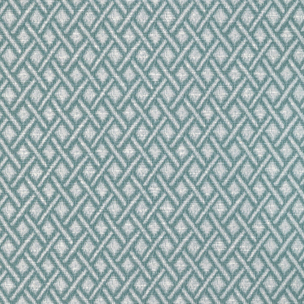 Samples and Purchasing available for Cass - Teal White By Kravet Basics |  |Geometric Small Scale Upholstery  at Designer Wallcoverings and Fabrics