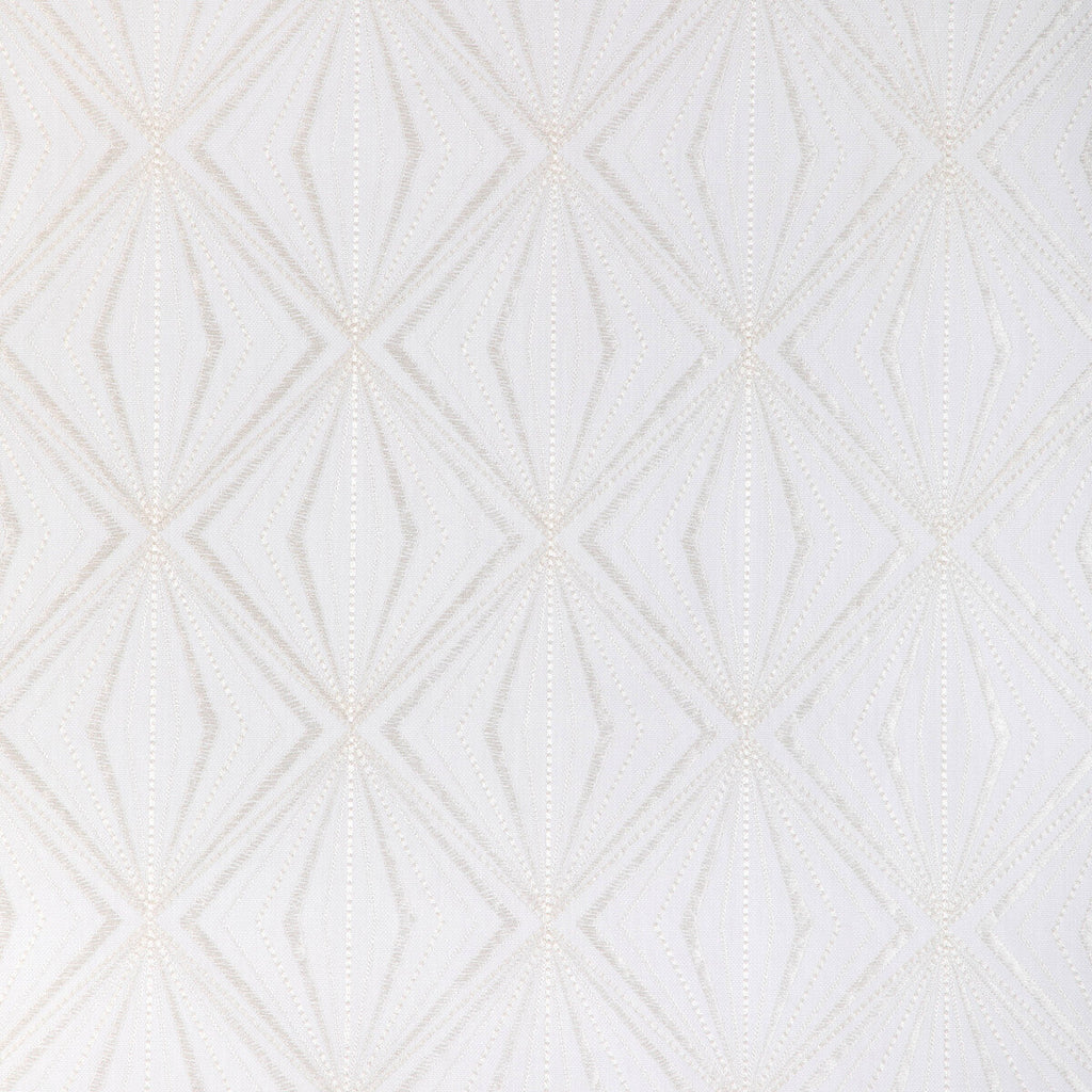 Samples and Purchasing available for Rare Diamond - Ivory White By Kravet Design | Candice Olson Collection |Modern Geometric Multipurpose Embroidery at Designer Wallcoverings and Fabrics