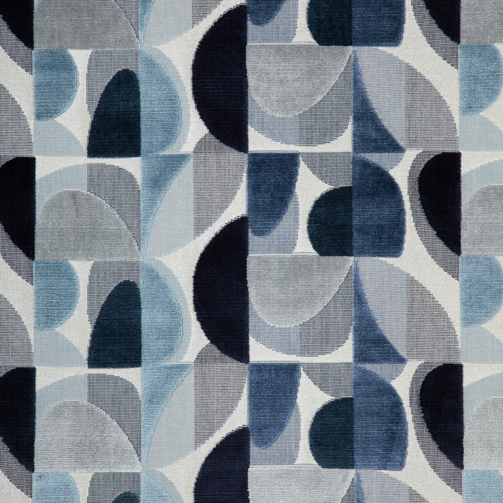 Samples and Purchasing available for Kravet Design - 36903-155 Light Blue By Kravet Design | Modern Velvets |Modern Geometric Upholstery Velvet at Designer Wallcoverings and Fabrics