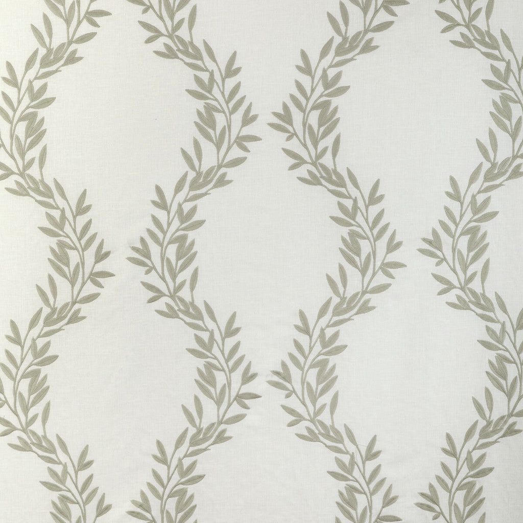 Samples and Purchasing available for Leaf Frame - Sage Green By Kravet Design | Alexa Hampton Collection | Botanical & Floral Drapery Embroidery at Designer Wallcoverings and Fabrics