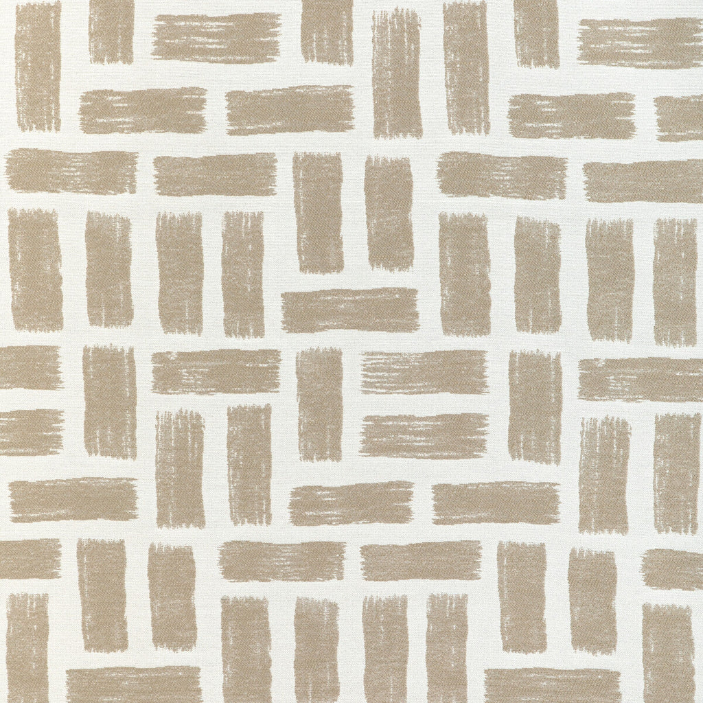 Samples and Purchasing available for Brickwork - Taupe White By Kravet Design | Thom Filicia Latitude |Abstract Geometric Upholstery Indoor / Outdoor at Designer Wallcoverings and Fabrics