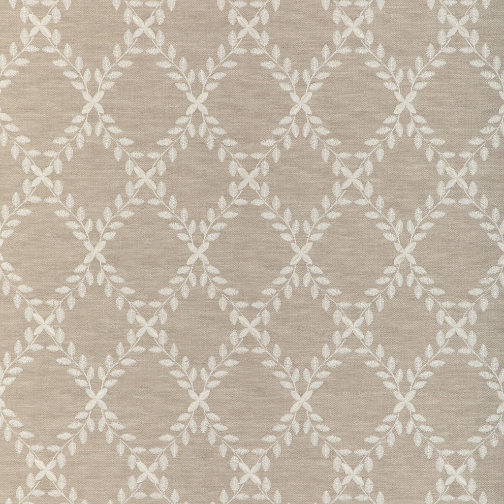 Samples and Purchasing available for Kravet Basics - 37090-16 White By Kravet Basics | Modern Embroideries Iii |Geometric Lattice/Scrollwork Multipurpose Embroidery at Designer Wallcoverings and Fabrics