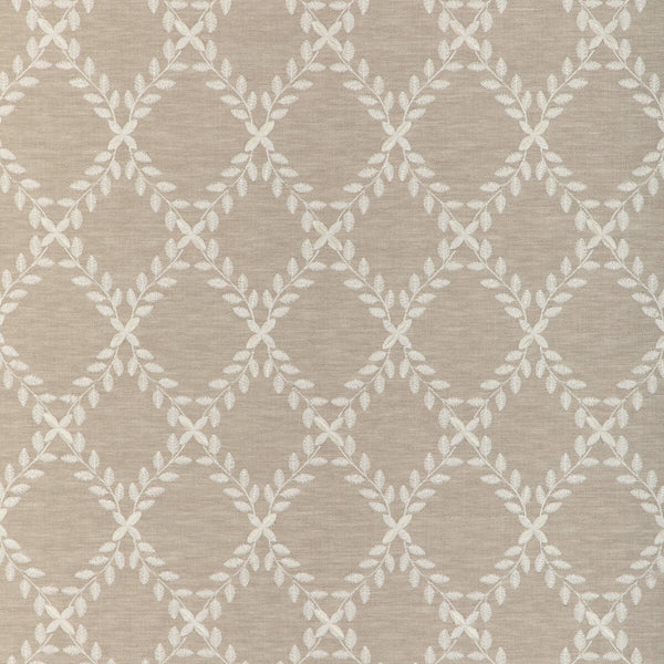 Samples and Purchasing available for Kravet Basics - 37090-16 White By Kravet Basics | Modern Embroideries Iii |Geometric Lattice/Scrollwork Multipurpose Embroidery at Designer Wallcoverings and Fabrics