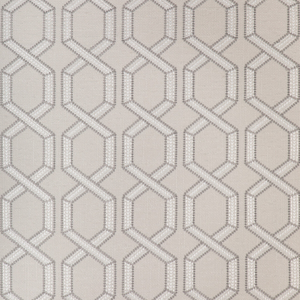 Samples and Purchasing available for Kravet Basics - 37164-106 Taupe By Kravet Basics | Modern Embroideries Iii | Geometric Multipurpose Embroidery at Designer Wallcoverings and Fabrics