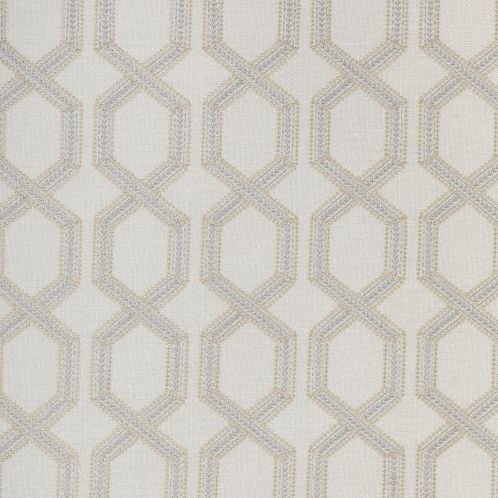 Samples and Purchasing available for Kravet Basics - 37164-1611 White By Kravet Basics | Modern Embroideries Iii | Geometric Multipurpose Embroidery at Designer Wallcoverings and Fabrics