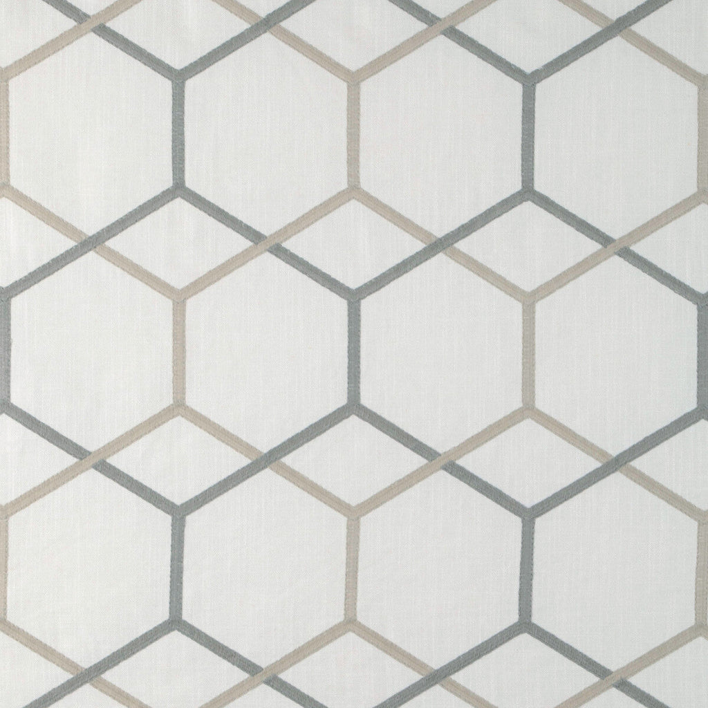 Samples and Purchasing available for Gunnison - Stone Ivory By Kravet Basics | Candice Olson Collection |Modern Geometric Drapery Embroidery at Designer Wallcoverings and Fabrics